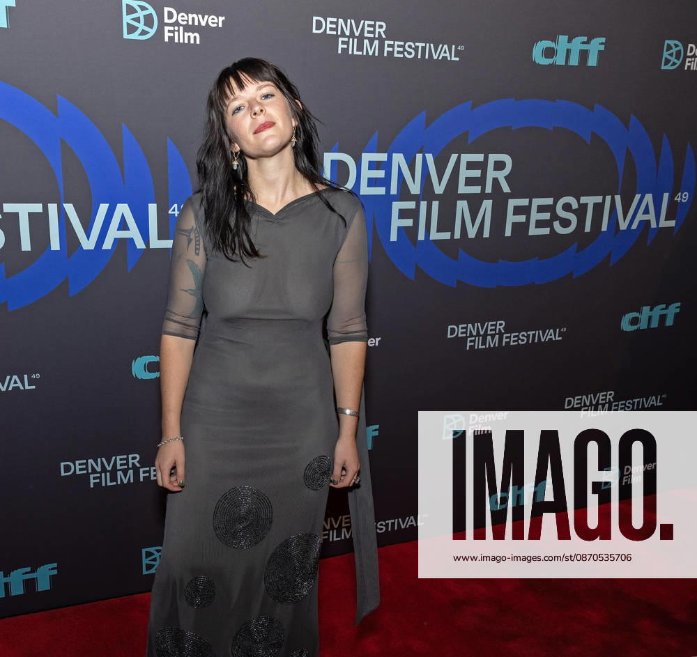 Director ISABELLA GRACE COHN of the film Watch You Rise poses for a photo during the 49th. Denver Film Festival Red Carpet event at the Ellie Caulkins Opera House Thursday night. Credit Image: ZUMA Press Wire) Denver USA - ZUMAav4_ 20261023_zaf_av4_011