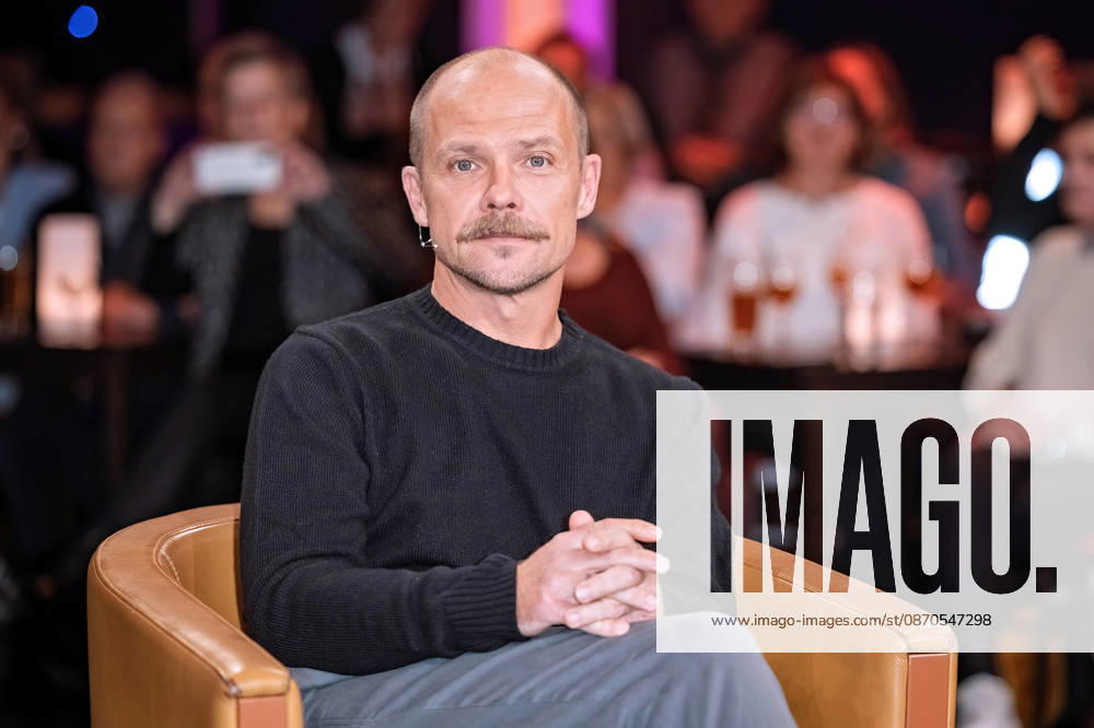 MDR Riverboat actor Matthias Koeberlin during the taping of the MDR talk show Riverboat on October 23, 2026, at Mediacity Leipzig 20261023SFL0023