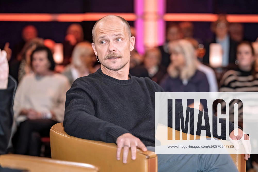 MDR Riverboat actor Matthias Koeberlin during the taping of the MDR talk show Riverboat on October 23, 2026, at Mediacity Leipzig 20261023SFL0046