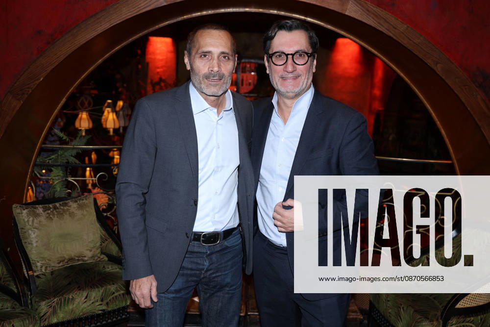 Exclusive - Olivier Dartigolles book launch - Paris Exclusive - David Setrouk and Olivier Dartigolles attend Olivier Dartigolles « Tout destin est cousu d’enfance » book launch organized by Five Eyes Production at Buddha Bar, in Paris, France, October 23, 2026. Photo by Jerome Domine ABACAPRESS.COM Paris France