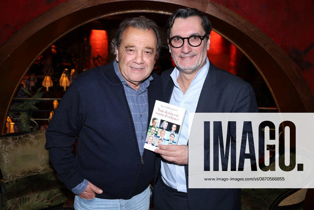 Exclusive - Olivier Dartigolles book launch - Paris Exclusive - Michel Mary and Olivier Dartigolles attend Olivier Dartigolles « Tout destin est cousu d’enfance » book launch organized by Five Eyes Production at Buddha Bar, in Paris, France, October 23, 2026. Photo by Jerome Domine ABACAPRESS.COM Paris France