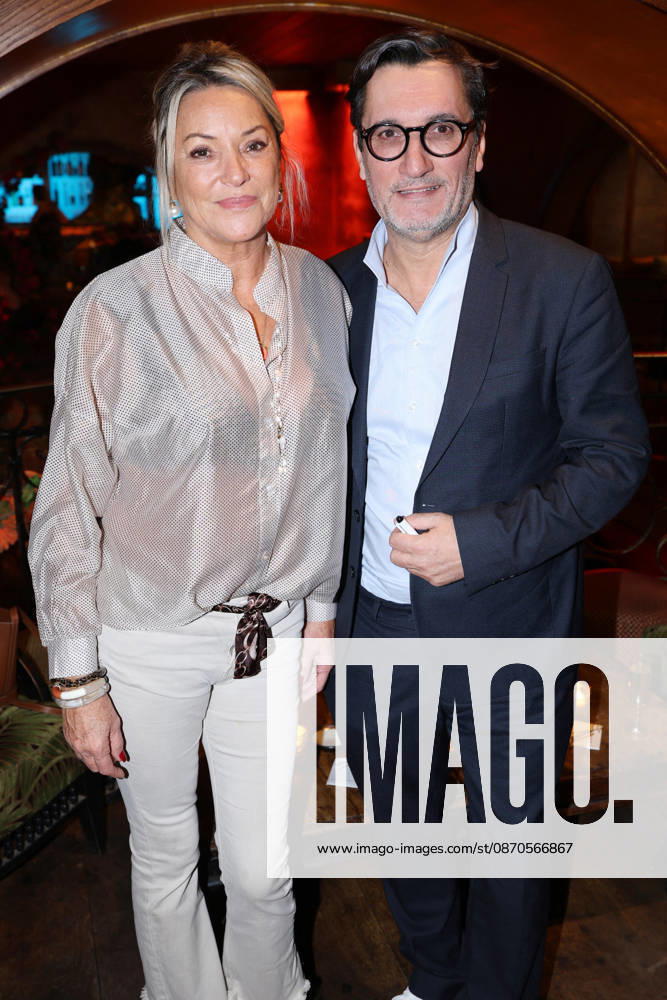 Exclusive - Olivier Dartigolles book launch - Paris Exclusive - Olivier Dartigolles and his wife Corinne attend Olivier Dartigolles « Tout destin est cousu d’enfance » book launch organized by Five Eyes Production at Buddha Bar, in Paris, France, October 23, 2026. Photo by Jerome Domine ABACAPRESS.COM Paris France