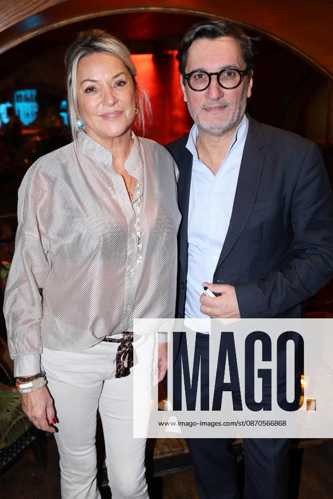 Exclusive - Olivier Dartigolles book launch - Paris Exclusive - Olivier Dartigolles and his wife Corinne attend Olivier Dartigolles « Tout destin est cousu d’enfance » book launch organized by Five Eyes Production at Buddha Bar, in Paris, France, October 23, 2026. Photo by Jerome Domine ABACAPRESS.COM Paris France