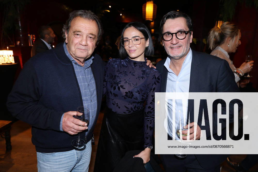 Exclusive - Olivier Dartigolles book launch - Paris Exclusive - Michel Mary, Olivier Dartigolles and Agathe Auproux attend Olivier Dartigolles « Tout destin est cousu d’enfance » book launch organized by Five Eyes Production at Buddha Bar, in Paris, France, October 23, 2026. Photo by Jerome Domine ABACAPRESS.COM Paris France