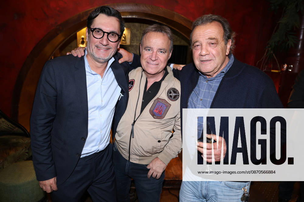 Exclusive - Olivier Dartigolles book launch - Paris Exclusive - Olivier Dartigolles, Fabien Lecoeuvre and Michel Mary attend Olivier Dartigolles « Tout destin est cousu d’enfance » book launch organized by Five Eyes Production at Buddha Bar, in Paris, France, October 23, 2026. Photo by Jerome Domine ABACAPRESS.COM Paris France