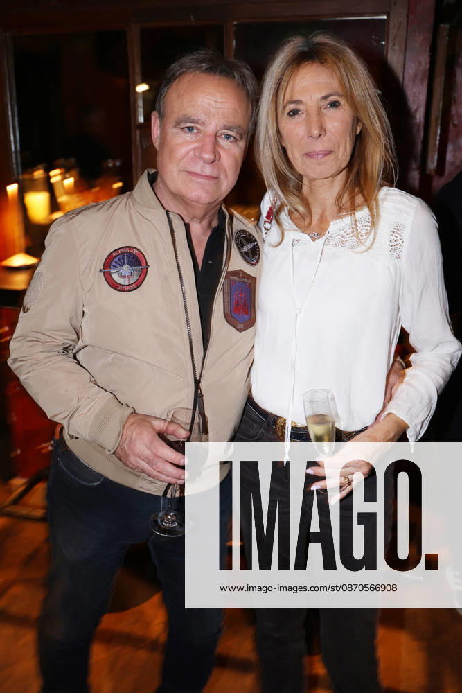 Exclusive - Olivier Dartigolles book launch - Paris Exclusive - Fabien Lecoeuvre and his wife Corinne attend Olivier Dartigolles « Tout destin est cousu d’enfance » book launch organized by Five Eyes Production at Buddha Bar, in Paris, France, October 23, 2026. Photo by Jerome Domine ABACAPRESS.COM Paris France