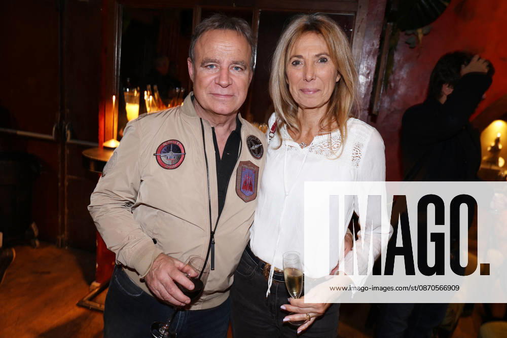 Exclusive - Olivier Dartigolles book launch - Paris Exclusive - Fabien Lecoeuvre and his wife Corinne attend Olivier Dartigolles « Tout destin est cousu d’enfance » book launch organized by Five Eyes Production at Buddha Bar, in Paris, France, October 23, 2026. Photo by Jerome Domine ABACAPRESS.COM Paris France