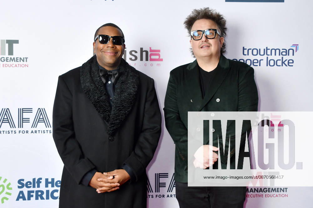 NEW YORK, NY- OCTOBER 23: Kenan Thompson and Johnny Ryan Jr. at Self Help Africas 16th Annual Change-Makers Ball honoring Kenan Thompson with the 2026 Empowering Africa Award on October 23, 2026 at The Lighthouse at Chelsea Piers in New York City.