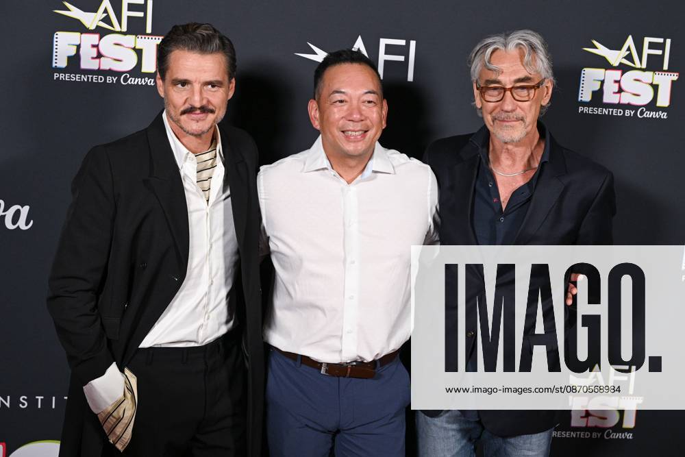 Pedro Pascal, Guest, Tony Gilroy at arrivals for BEHEMOTH! Premiere at AFI FEST presented by Canva, TCL Chinese Theatre, Hollywood, CA, October 23, 2026. Photo By: Michael Mattes Everett Collection BEHEMOTH! Premiere at AFI FEST presented by Canva PUBLICATIONXNOTxINxCANxCHNxFRAxITAxJPNxNORxPOLxRUSxESPxUKxUSA