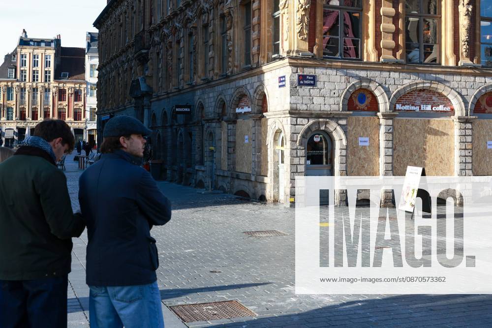 Morning Scene, Act 2, PHOTOPQR VOIX DU NORD, Thierry Thorel, October 24, 2026, Lille, October 24, 2026 Morning atmosphere in the streets of the capital of Flanders a few hours before Act 2 of the demonstrations Photo by Thierry Thorel La Voix du Nord Lille, October 24, 2026 – Morning atmosphere in the streets of the capital of Flanders, a few hours before the second wave of demonstrations, Hauts-de-France, France
