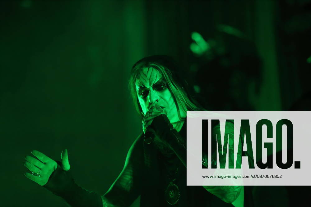 Stian Tomt Shagrath Thoresen of the band Dimmu Borgir at a concert at the Columbiahalle in Berlin, October 23, 2026 Behemoth Dimmu Borgir Concert Berlin
