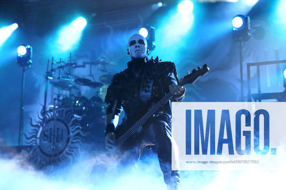 Tomasz Orion Wroblewski of the band Behemoth at a concert at the Columbiahalle in Berlin, October 23, 2026 Behemoth Dimmu Borgir Concert Berlin