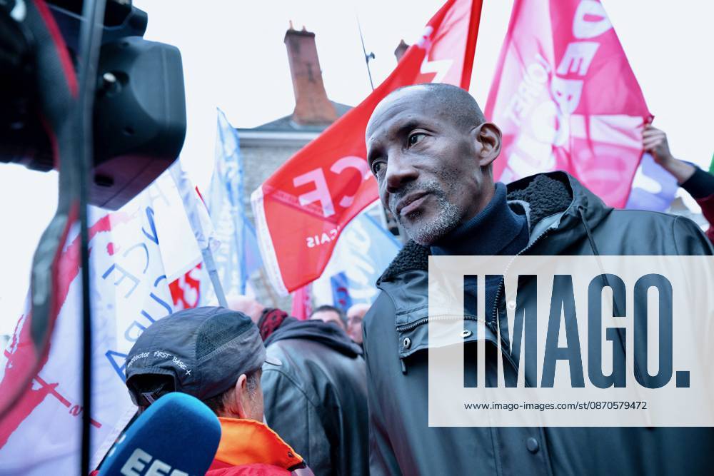Politics at Demonstration Against French Far-Right Party RN - Orleans Saint-Denis Mayor Bally Bagayoko attending demonstration against French far-right party French far-right party Rassemblement National RN in Orleans, France on October 24 2026 before the beginning of the XIXth Congress French far-right party Rassemblement National RN organized in Orleans. Photo by Franck Castel ABACAPRESS.COM Orleans France