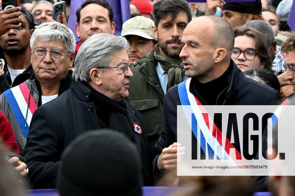 October 24 Demonstration in Paris: Jean-Luc Mélenchon, Manuel Bompard Demonstration in support of purchasing power, the protection of public services, and fiscal and social justice, held in Paris on October 24, 2026, as part of a nationwide call for mobilization bringing together former members of the Yellow Vest movement, labor unions, high school and college students 460732 2026 10 24 unknown