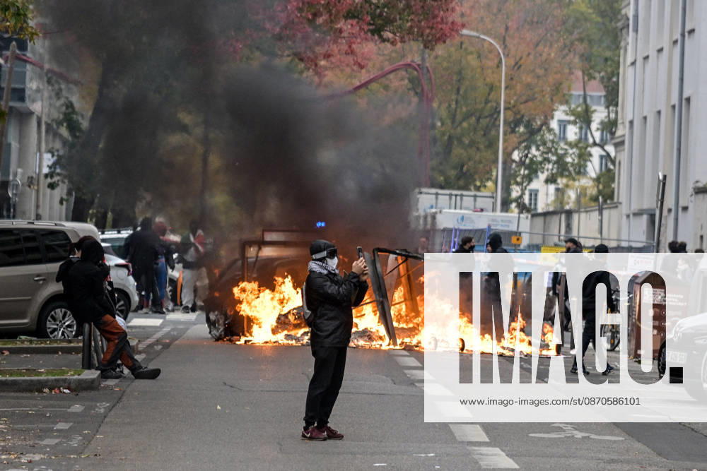 Clashes During The Yellow Vests Protest Act II - Lyon Clashes during the Yellow Vests Protest Act II In Lyon, France on 24 October 2026. Photo by ABACAPRESS.COM Lyon France