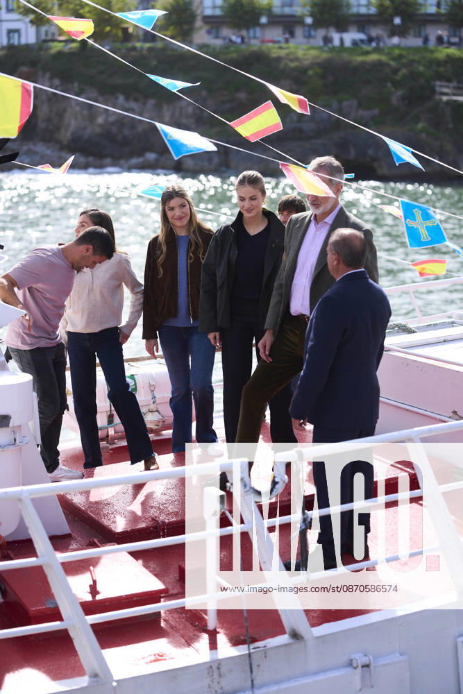 Oviedo Princess Leonor and Princess Sofia and Queen Letizia and King Felipe visited Llanes to present the Exemplary Town of Asturias 2026 award, which this year has been granted to the Santa Ana Fishermen’s Guild (Cofradía de Pescadores Santa Ana), in Llanes, Asturias. No Spain