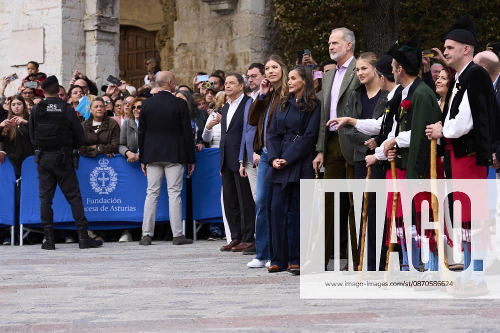 Oviedo Princess Leonor and Princess Sofia and Queen Letizia and King Felipe visited Llanes to present the Exemplary Town of Asturias 2026 award, which this year has been granted to the Santa Ana Fishermen’s Guild (Cofradía de Pescadores Santa Ana), in Llanes, Asturias. No Spain