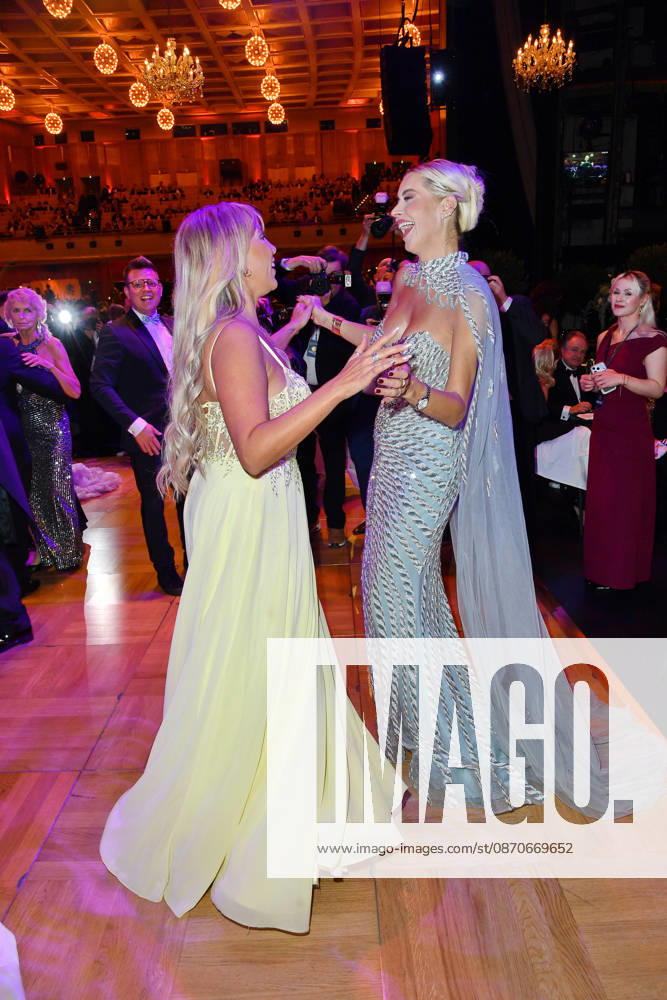 Annemarie Eilfeld and Verena Kerth at the 2026 Leipzig Opera Ball at the Leipzig Opera on October 24, 2026