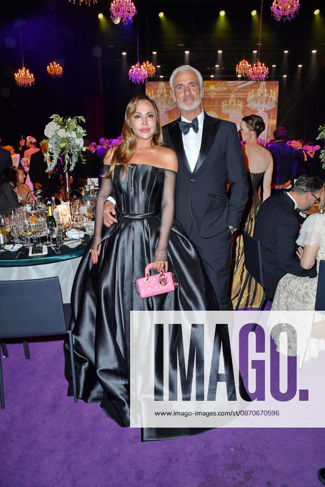 Simone Thomalla and Rene Marchand at the 2026 Leipzig Opera Ball at the Leipzig Opera on October 24, 2026