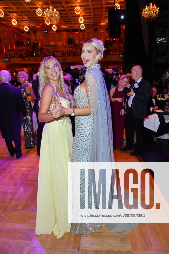 Annemarie Eilfeld and Verena Kerth at the 2026 Leipzig Opera Ball at the Leipzig Opera on October 24, 2026