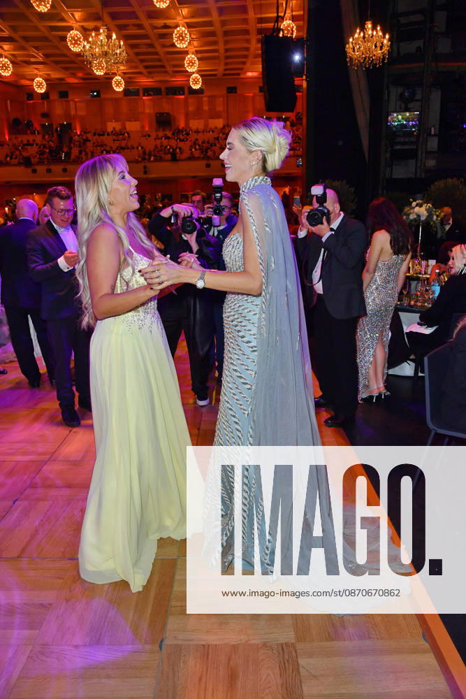 Annemarie Eilfeld and Verena Kerth at the 2026 Leipzig Opera Ball at the Leipzig Opera on October 24, 2026
