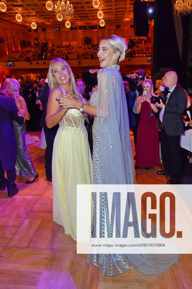Annemarie Eilfeld and Verena Kerth at the 2026 Leipzig Opera Ball at the Leipzig Opera on October 24, 2026