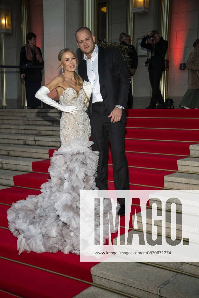 ABB OPERA BALL: Jenny Elvers and her son Paul Jolig will be guests at the 31st Leipzig Opera Ball 2026 at the Opera House on October 24, 2026, in Leipzig, Saxony, Germany