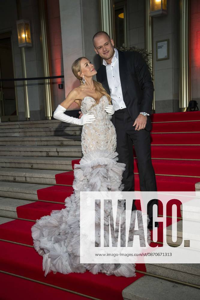 ABB OPERA BALL: Jenny Elvers and her son Paul Jolig will be guests at the 31st Leipzig Opera Ball 2026 at the Opera House on October 24, 2026, in Leipzig, Saxony, Germany