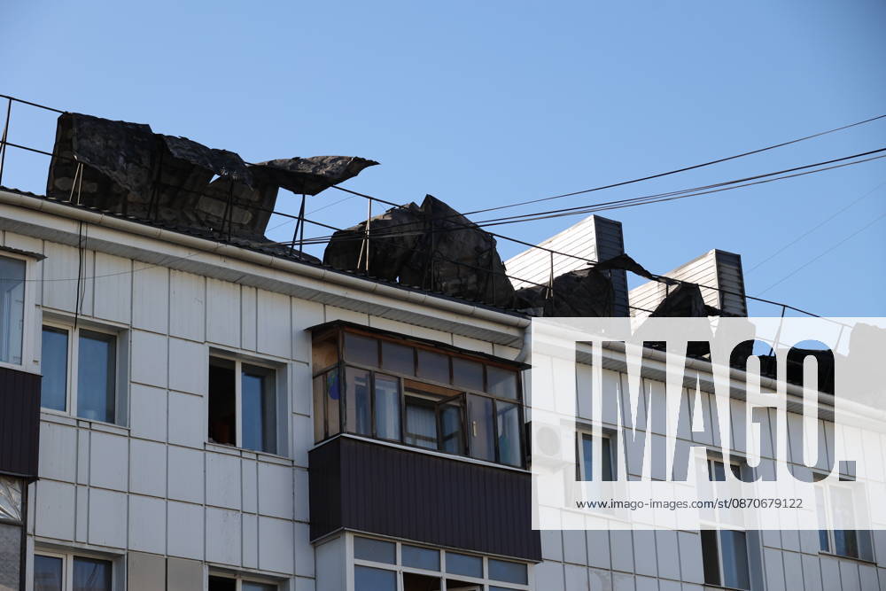 Russia, Ukraine report casualties in overnight strikes BELGOROD, RUSSIA - OCTOBER 25: Damage is seen following a Ukrainian drone attack in Belgorod, Russia, on October 25, 2026. Emergency teams inspect the affected area and assess the damage following the attack. Stringer Anadolu Belgorod Russia. Editorial use only. Please get in touch for any other usage.