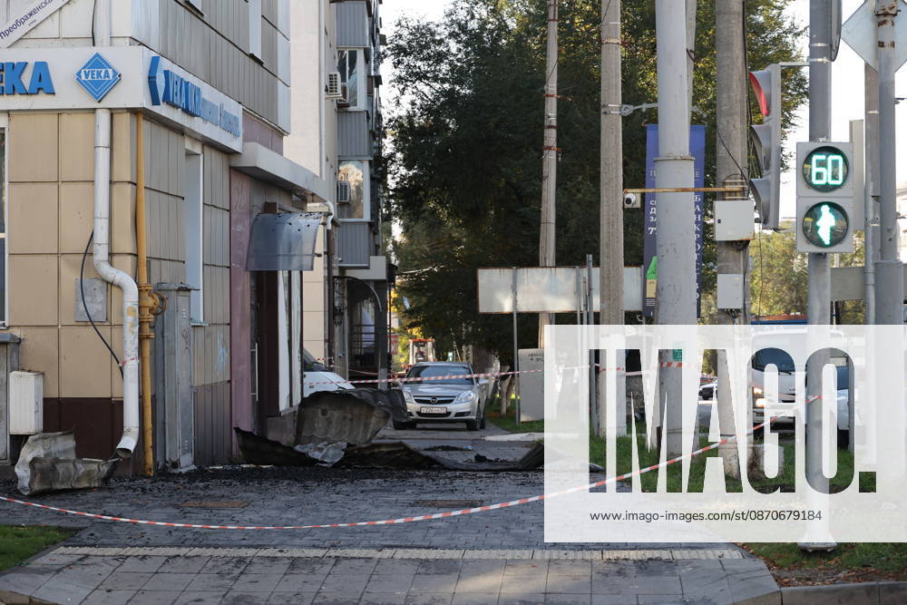 Russia, Ukraine report casualties in overnight strikes BELGOROD, RUSSIA - OCTOBER 25: Damage is seen following a Ukrainian drone attack in Belgorod, Russia, on October 25, 2026. Emergency teams inspect the affected area and assess the damage following the attack. Stringer Anadolu Belgorod Russia. Editorial use only. Please get in touch for any other usage.
