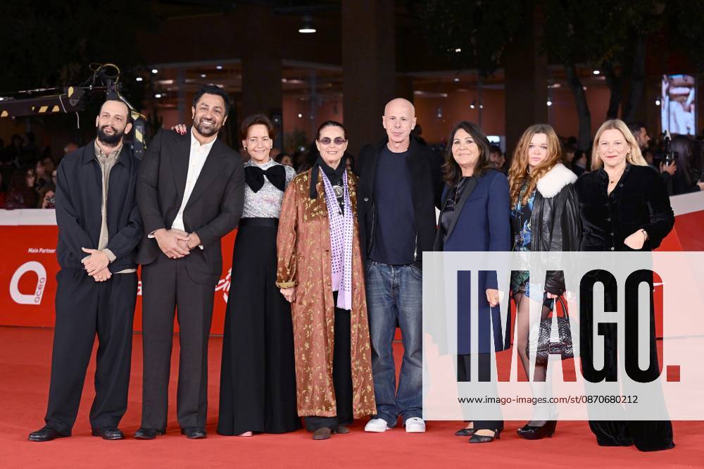 Beatrice Bulgari, Vicky Krieps, Philippe Parreno, Charlotte Gainsbourg and Anna Lena Vaney, Martine Danglejan Chatillon, Zico Judge, Maja Hoffmann, and Sacha Ben Harroche during the red carpet for the film Riverrun at the 21st Rome Film Fest. Rome, October 24, 2026 Rome Italy - ZUMAa289 20261024_zia_a289_616