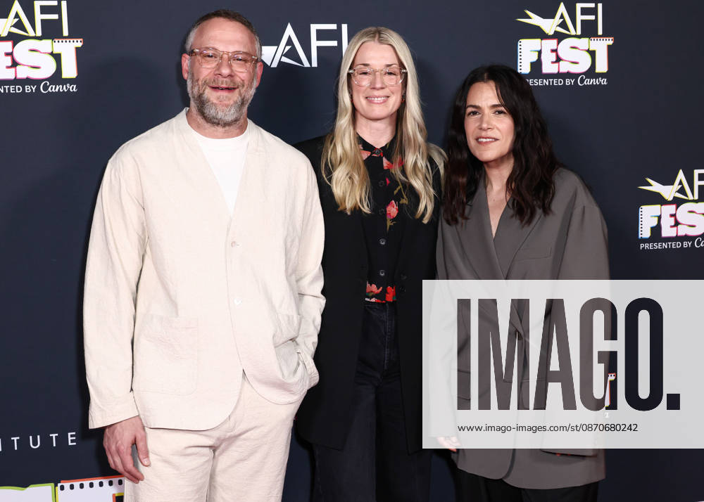 2026 AFI Fest - Special Screening Of Independent Film Company s Tangles HOLLYWOOD, LOS ANGELES, CALIFORNIA, USA - OCTOBER 24: Seth Rogen, Leah Nelson and Abbi Jacobson arrive at the 2026 AFI (American Film Institute) Fest Presented By Canva - Special Screening Of Independent Film Company s Tangles held at TCL Chinese 6 Theatres at Ovation Hollywood on October 24, 2026 in Hollywood, Los Angeles, California, United States. Hollywood TCL Chinese 6 Theatres at Ovation Hollywood California United States