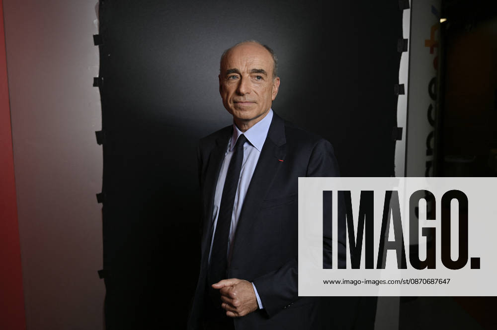 Jean François Cope on Franc Jeu - Paris Jean François Cope, Mayor of Meaux poses for pictures for Franc Jeu on France 2 channel in Paris, France on October 25, 2026. Photo by Stephane Le Tellec ABACAPRESS.COM Paris France