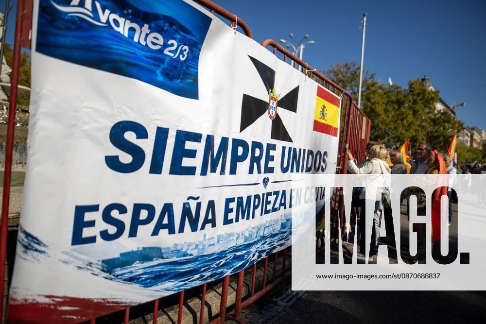 Restoration of social normalcy in Ceuta. MADRID, SPAIN OCTOBER 25, 2026: Thousands of people in Madrid have rallied in support of the demands made by women from Ceuta known locally as caballas who are calling for a return to normalcy in the autonomous city. Madrid MADRID Spain