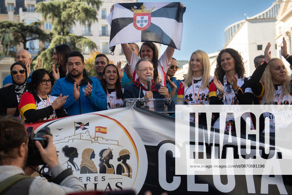 Mujeres Caballas organizes a rally in Madrid in support of Ceuta and demands a solution to the crisis within 30 days. The president of Ceuta, Juan Jesús Vivas, during a rally in support of the people of Ceuta on October 25, 2026, in Madrid, Spain. Women from Ceuta have organized this demonstration to demand solutions so that the autonomous city can return to the normalcy it enjoyed prior to July 30, when there was a massive influx of 80,000 people from Morocco. During the march, they demanded increased border security, the return of migrants, and reform of the Immigration Law. OCTOBER 25, 2026 Fernando Sá Spain