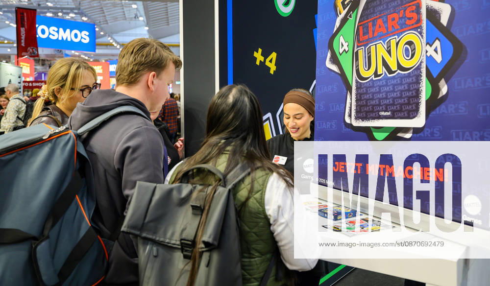 Game 26 Trade Show in Essen: Record Attendance on the Final Day, as Seen Here at the Mattel UNO Booth in Essen s Grugahalle, Messe NRW, Germany