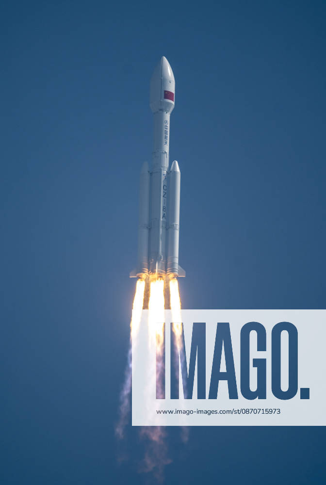 A Long March-8A carrier rocket carrying the 28th group of low-orbit internet satellites blasts off from the Hainan Commercial Spacecraft Launch Site on October 25, 2026 in Wenchang, Hainan Province of China. The rocket lifted off at 10:03 a.m. (Beijing Time) from the Hainan commercial spacecraft launch site. The payloads, the 28th group of low-orbit internet satellites, entered the designated orbit.