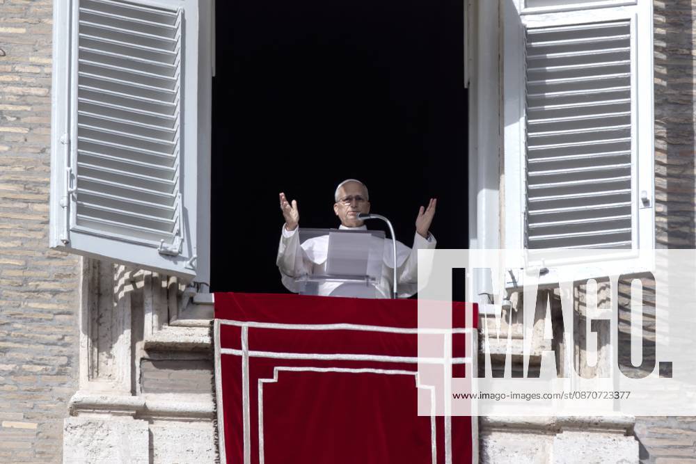 Pope Leo XIV s Sunday Angelus Prayer in Vatican City, Vatican - 25 Oct 2026 Pope Leo XIV leads his Sunday Angelus prayer from the window of his study overlooking St. Peter s Square in the Vatican. Pope Leo XIV during the Sunday Angelus Prayer in Saint Peter s Square in the Vatican Vatican City Vatican