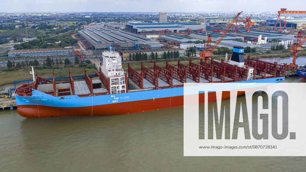 Shipbuilding TAIZHOU, CHINA - OCTOBER 25, 2026 - Multiple large vessels are under construction at Jiangsu New Yangtze Shipbuilding Co., Ltd. in Taizhou, Jiangsu Province, China on October 25, 2026. Taizhou Jiangsu China