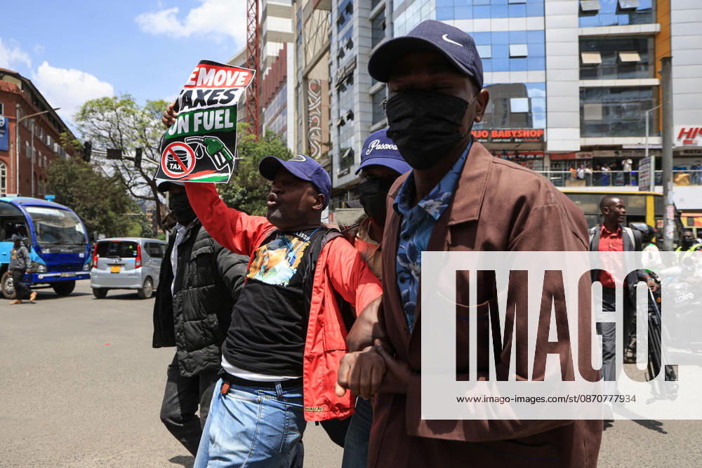 Activists stage demonstration in Kenya s Nairobi NAIROBI, KENYA - OCTOBER 26: Activists take part in a demonstration against a recent increase in fuel prices in Nairobi, Kenya, on October 26, 2026. Demonstrators carry placards, chant slogans and stage street protests to express their opposition to the price increase. Lucas Mukasa Anadolu Nairobi Kenya. Editorial use only. Please get in touch for any other usage.