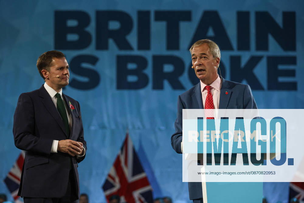 Reform UK leader Nigel Farage and Robert Jenrick present economic rescue plan in London LONDON, UNITED KINGDOM - OCTOBER 26: Leader of Reform UK Nigel Farage and the party s Treasury Spokesperson Robert Jenrick answer questions from journalists during a press conference to launch their party s economic rescue plan ahead of the government s budget announcement, at The Lindley Hall in London, United Kingdom on October 26, 2026. Zeynep Demir Anadolu London United Kingdom. Editorial use only. Please get in touch for any other usage.