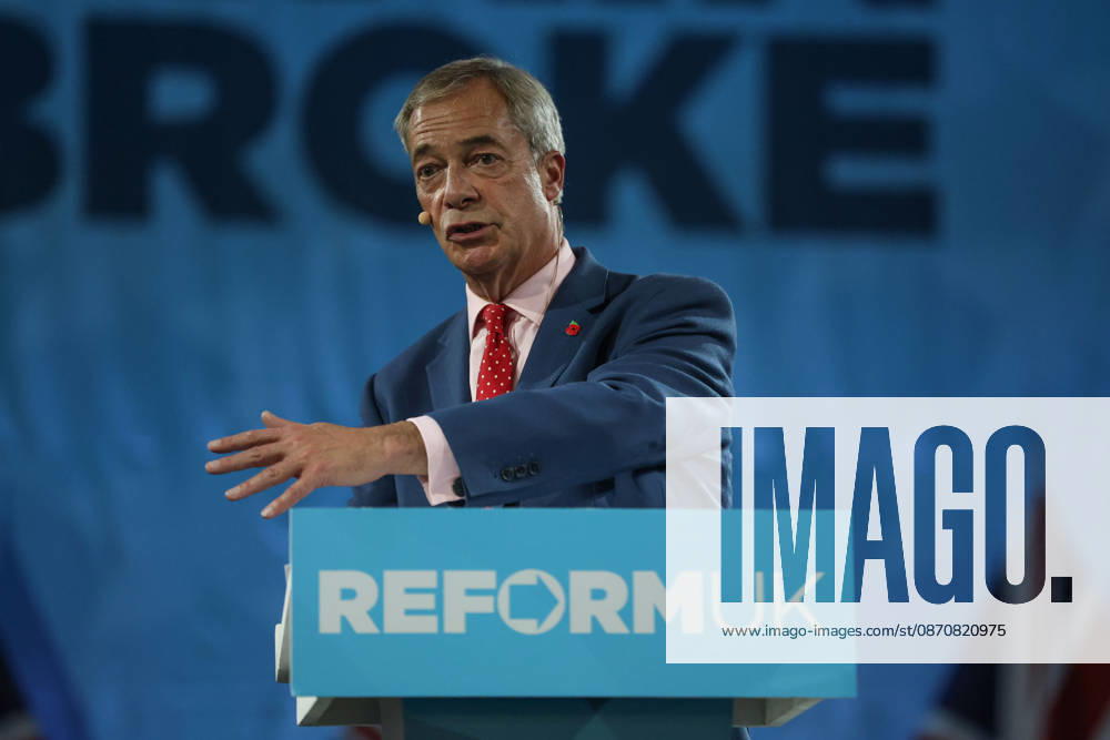 Reform UK leader Nigel Farage unveils party s economic rescue plan in London LONDON, UNITED KINGDOM - OCTOBER 26: Leader of Reform UK Nigel Farage unveils his party s economic rescue plan during a press conference held ahead of the government s budget announcement, at The Lindley Hall in London, United Kingdom on October 26, 2026. Zeynep Demir Anadolu London United Kingdom. Editorial use only. Please get in touch for any other usage.