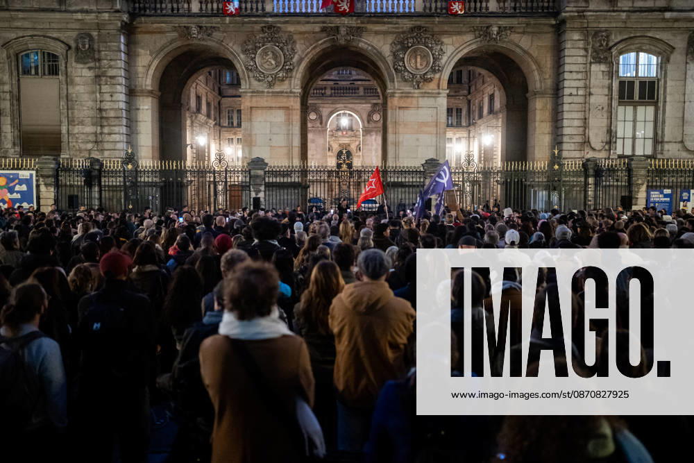 Rally in Lyon following the attacks in Trappes and La Verrière on October 26, 2026 Nicolas Liponne MAXPPP Lyon 10 26 2026 Rally in memory of Pengo Bossio Wangi, killed in the terrorist and racist attack in Trappes and La Verrière on October 23, 2026, in front of Lyon City Hall, October 26, 2026 A rally in memory of Pengo Bossio Wangi, who was killed in the terrorist and racist attack in Trappes and La Verrière on October 23, 2026, took place in front of Lyon City Hall on October 26, 2026. Lyon, Auvergne-Rhône-Alpes, France
