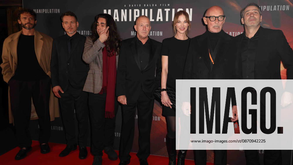 26 10 26 Manipulation UK Premiere - Arrivals 26 10 26 Manipulation UK Premiere - Arrivals (L-R) Arnaud Binard, Pawel Lawrynowicz, David Balda, Heino Ferch, Pavlina Nemcová, James Faulkner and Pawel Delag attend the Manipulation UK Premiere at Curzon Mayfair on October 26, 2026 in London, England., Credit:Roger Alarcon Avalon United Kingdom, London