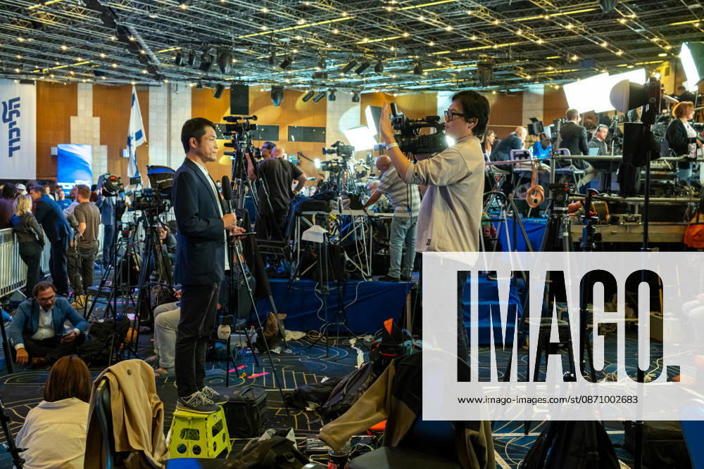 Israel, Jerusalem, October 27–28, 2026: Scenes from the election party of the Likud Party led by incumbent Prime Minister Benjamin Netanyahu. There was a long wait for Bibi to appear; he didn’t take the stage until around 3:15 a.m.
