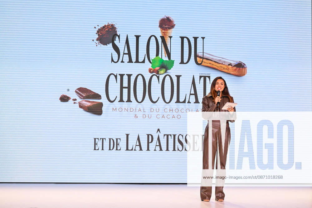 Salon du Chocolat - Paris Diane Leyre, Miss France 2022, hosts the Chocolate Musical Show during the 31st Salon du Chocolat et de la Pâtisserie - Chocolate Fair, at Parc des Expositions de la Porte de Versailles on October 27, 2026 in Paris, France. Photo by Jana Call me J ABACAPRESS.COM Paris Ile de France France