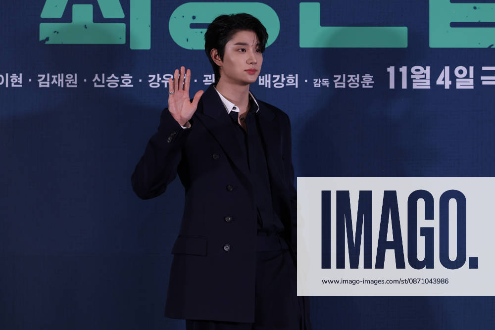 Seoul press screening for the movie Final Interview South Korean actor Kim Jae-won poses for photos during a press preview for the movie Final Interview in Seoul, South Korea, on October 28, 2026. Seoul South Korea