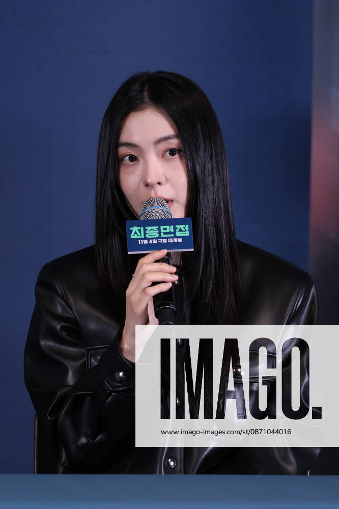 Seoul press screening for the movie Final Interview South Korean actor Bae Kang-hee speaks during a press preview for the movie Final Interview in Seoul, South Korea, on October 28, 2026. Seoul South Korea