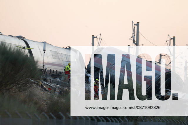 October 28, 2026, Urda, Toledo, Spain: At least 68 people have died and dozens more were injured after two high-speed passenger trains collided near Urda station in the province of Toledo on Wednesday morning, regional authorities confirmed. The catastrophe occurred at approximately 08:53 AM when a state-owned Renfe AVE train struck the rear of a stationary train operated by private carrier Iryo. More than 500 passengers were on board both convoys, which were traveling along the Madrid-Andalusia high-speed corridor. Spanish Transport Minister ü scar Puente stated that the collision followed a safety system failure, after which an inexplicable order was issued from the control center allowing the A - ZUMAd308 20261028_zsp_d308_062