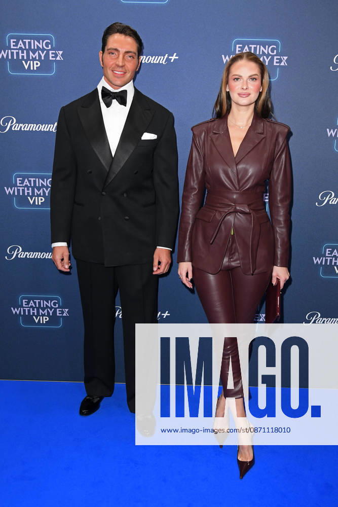 Fabio Knez and Darya Strelnikova at the EATING WITH MY EX dinner event to mark the premiere of the Paramount Reality TV show at Grace Restaurant in Berlin on October 28, 2026